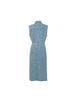 Sleeveless Stand Collar 100% Cotton Dress