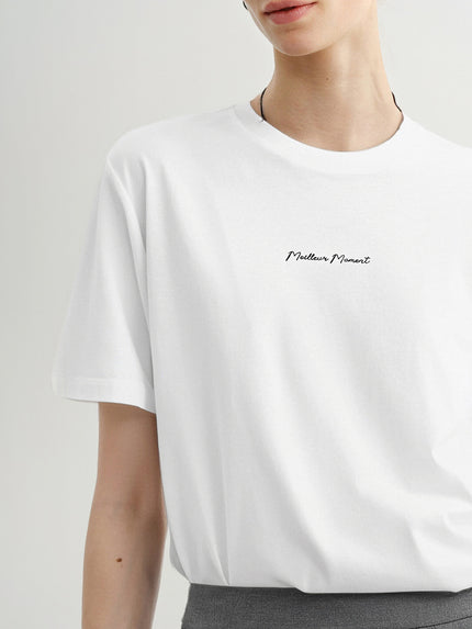 Pure Cotton Crewneck Tee