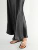 Triacetate Straight Maxi Skirt