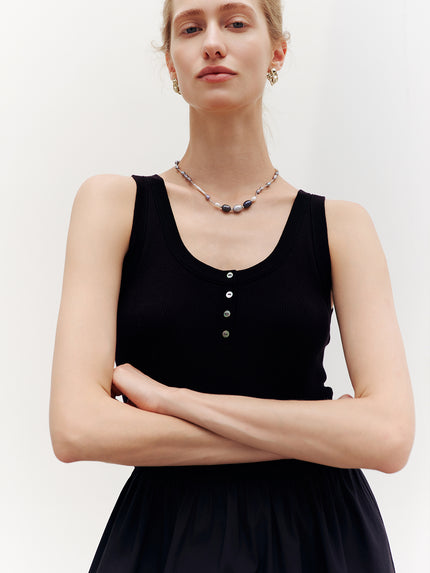 Sleeveless A-Line Dress