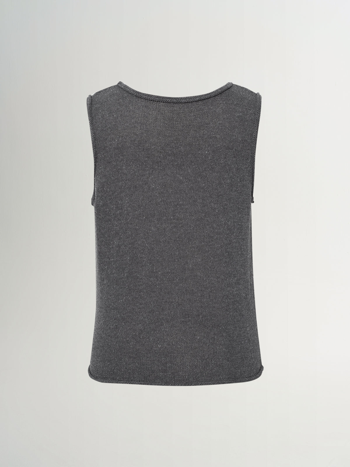 Linen-Tencel V-Neck Top