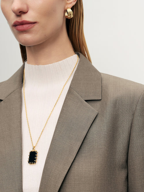 Load image 1 in gallery view. 3/4 Sleeve Linen-Wool Blazer