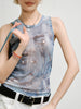 Crewneck Sleeveless Top