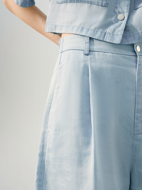 Load image 1 in gallery view. 100% Lyocell Shorts