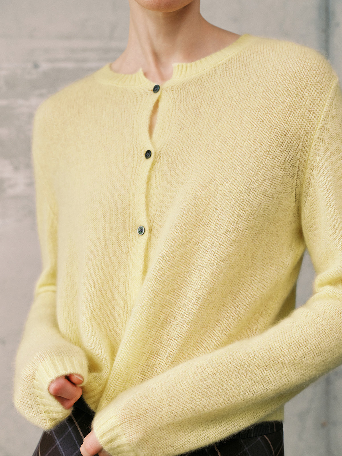 Silk-Cashmere Cardigan