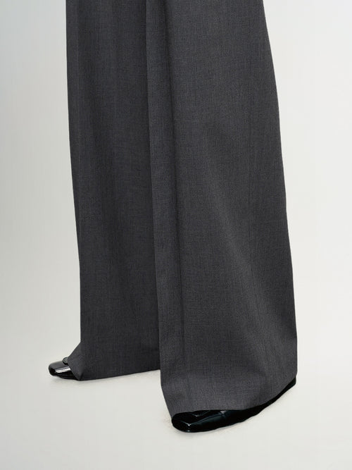 Load image 1 in gallery view. Straight-Leg Wide Pants