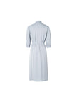 Silk Tie Belt Dress