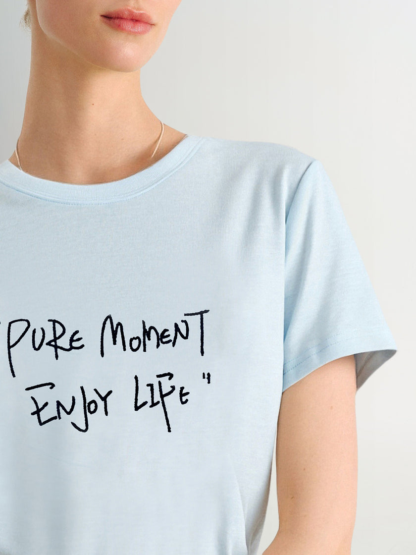 Light Blue Relaxed Tee