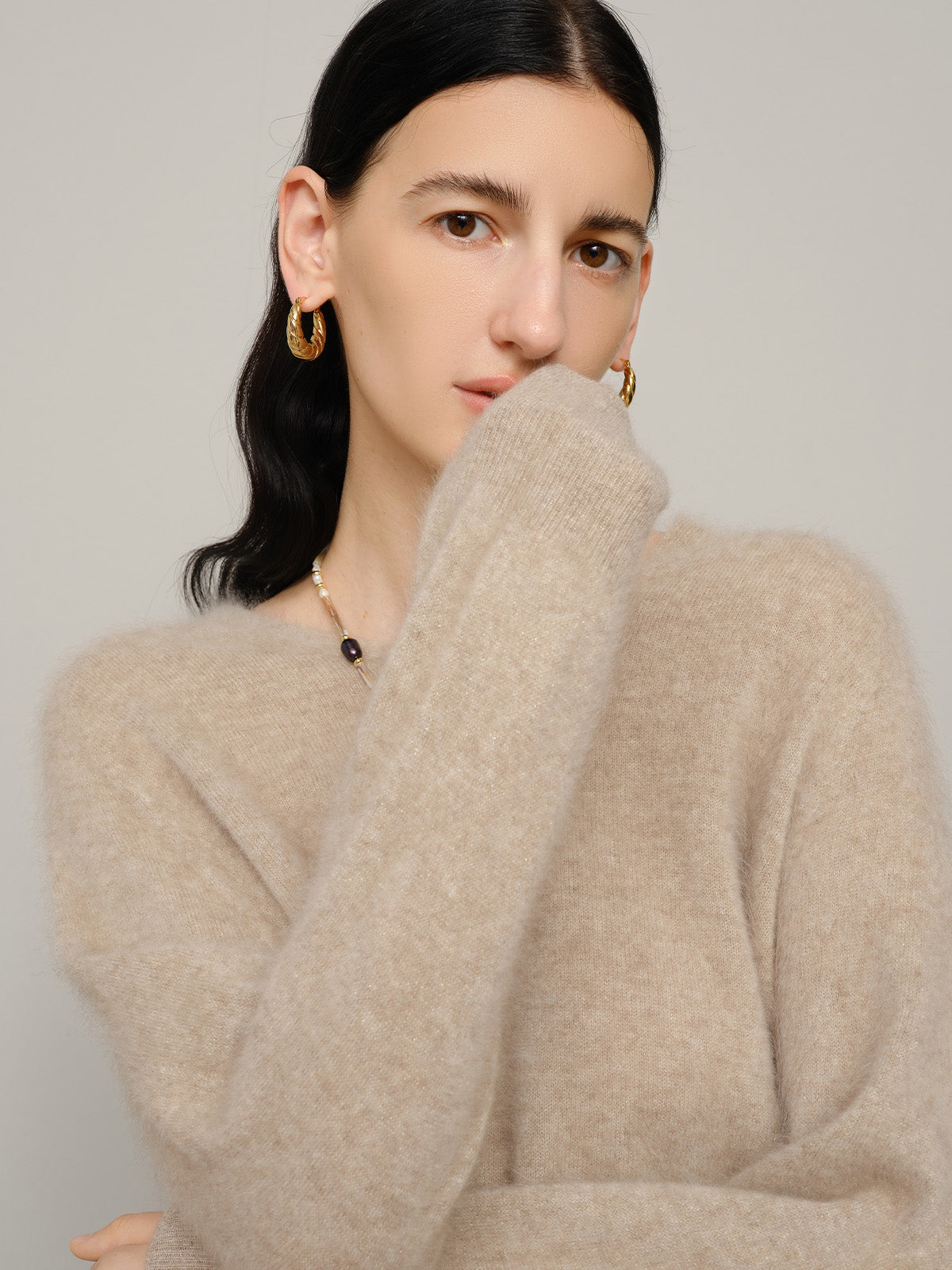 V Neck Cashmere Sweater