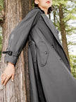 Cotton Double Breasted Trench Coat