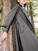 Cotton Double Breasted Trench Coat