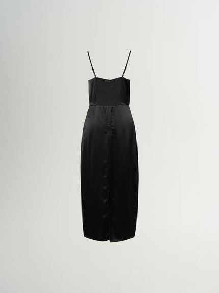 Acetate A-Line Slip Dress
