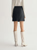 A-Line PU Mini Skirt