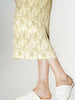 Floral Pleated Midi Skirt