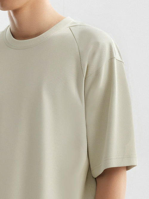 Load image 1 in gallery view. Men's Raglan Short-Sleeve Crewneck Tee