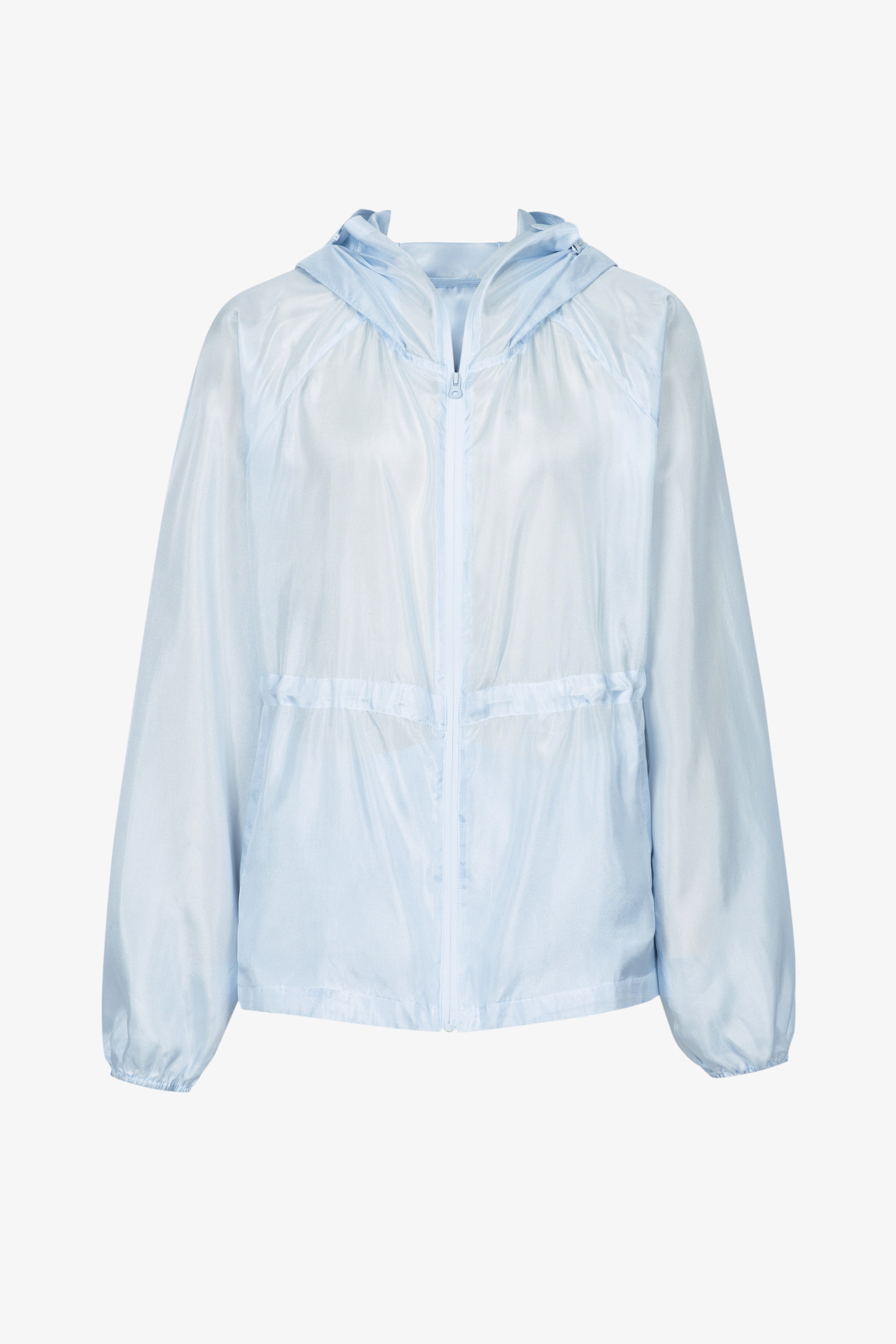 Mulberry Silk Hooded Jacket