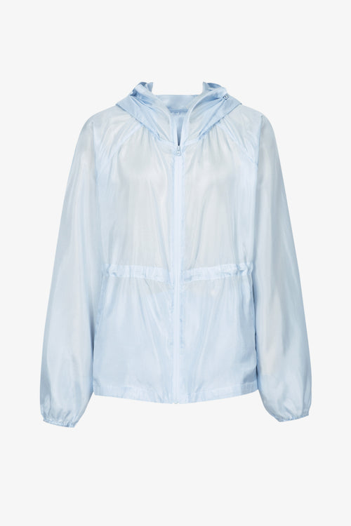 Load image 1 in gallery view. Mulberry Silk Hooded Jacket