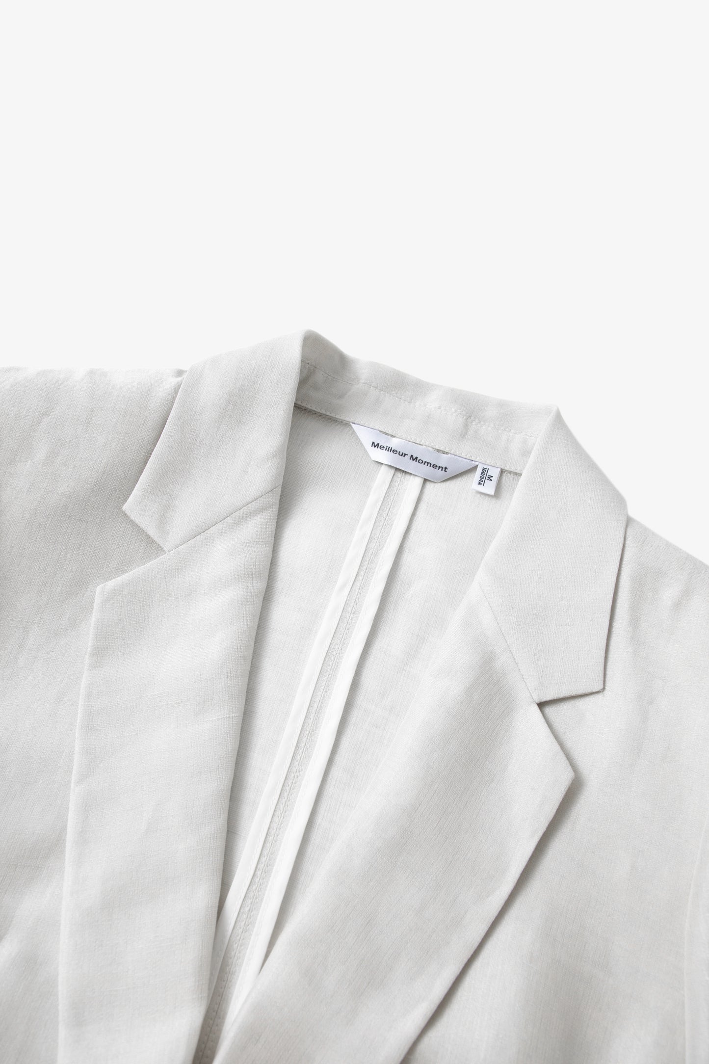 Lightweight Ruched-Sleeve Blazer