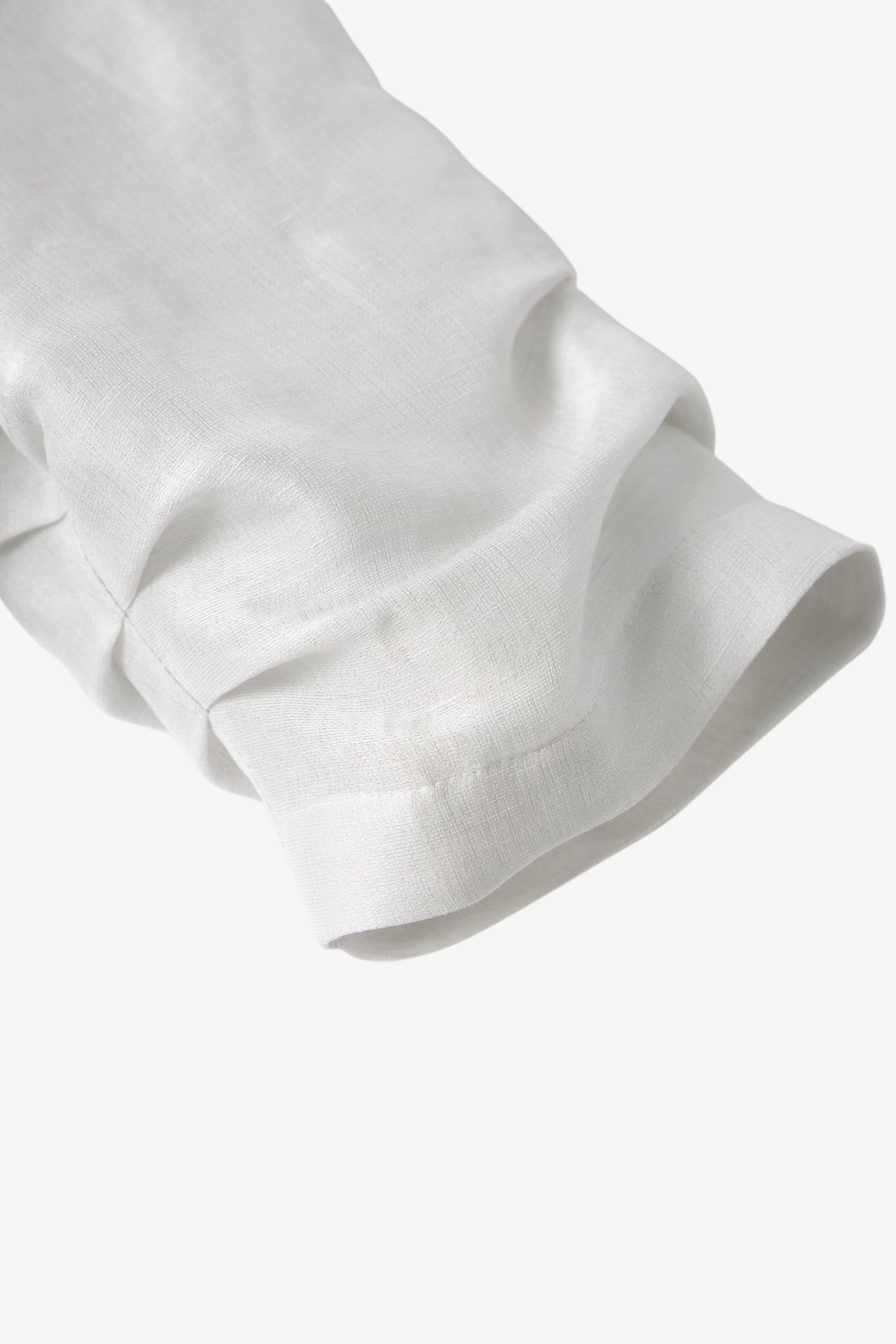 Lightweight Ruched-Sleeve Blazer