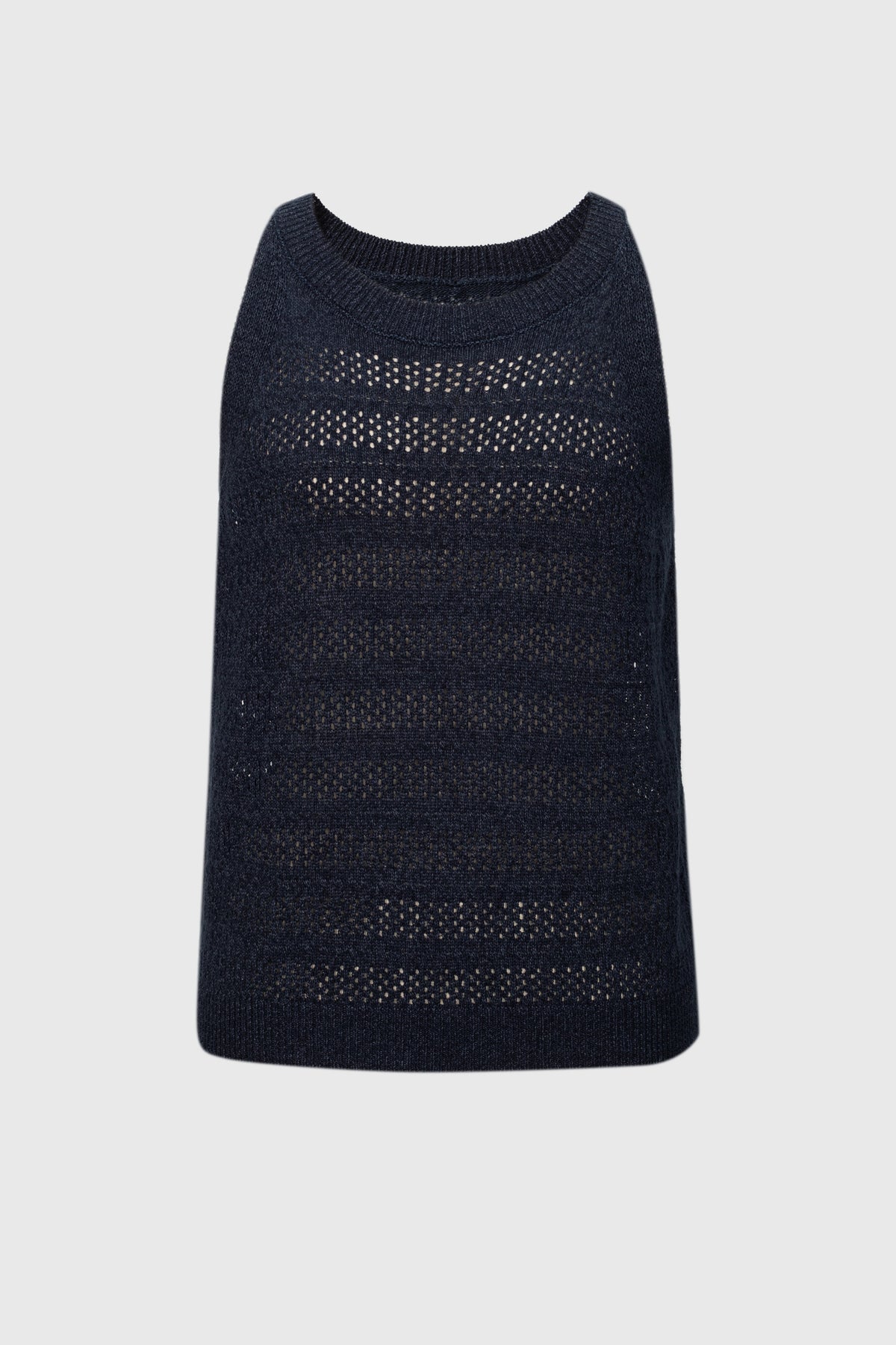 Lightweight Open-Knit Tank Top