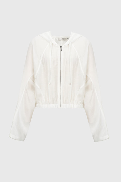 Load image 1 in gallery view. Lightweight Hooded Jacket