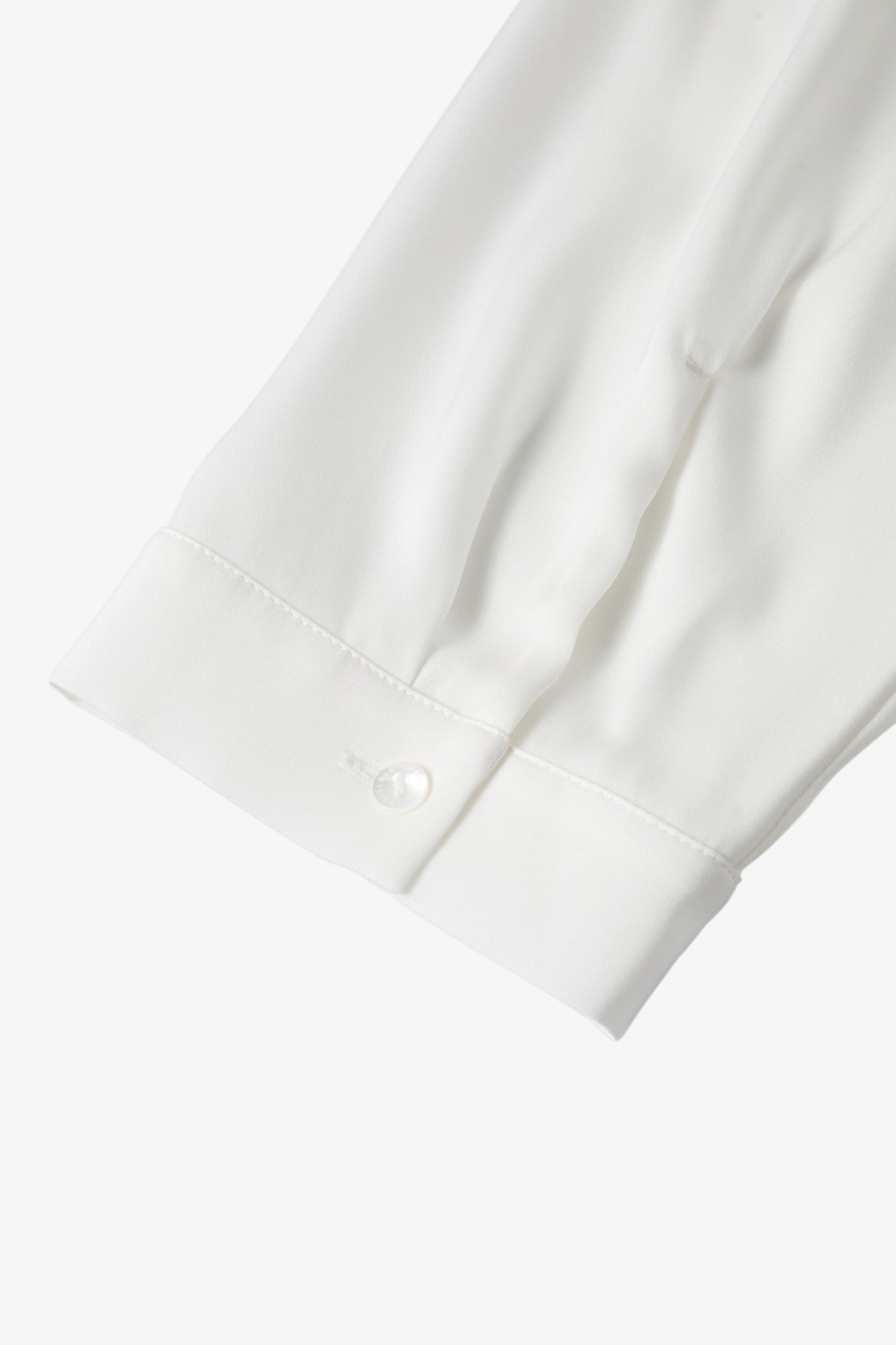 Refined Silk Tie-Neck Blouse