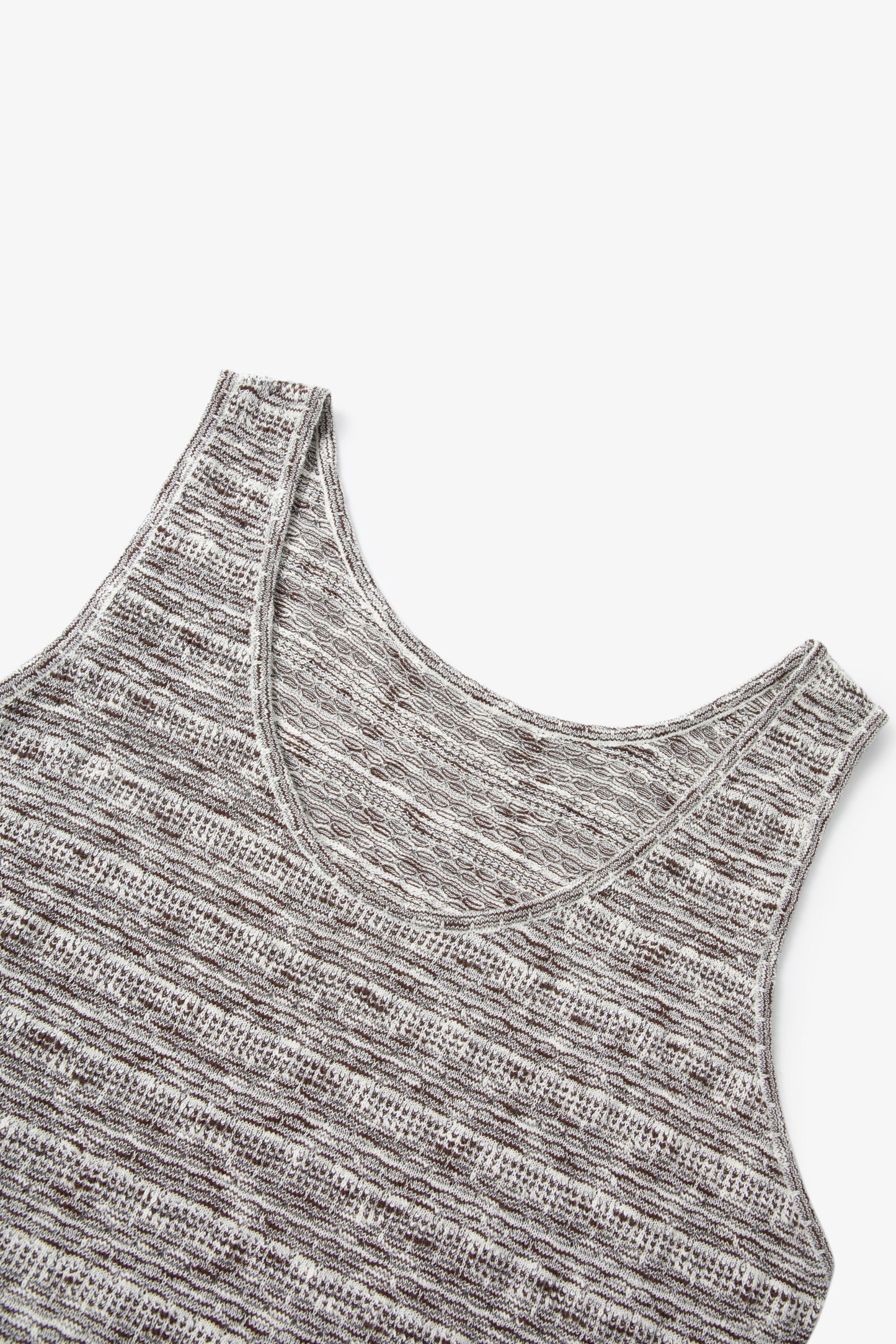 Melange Knit Sleeveless Top