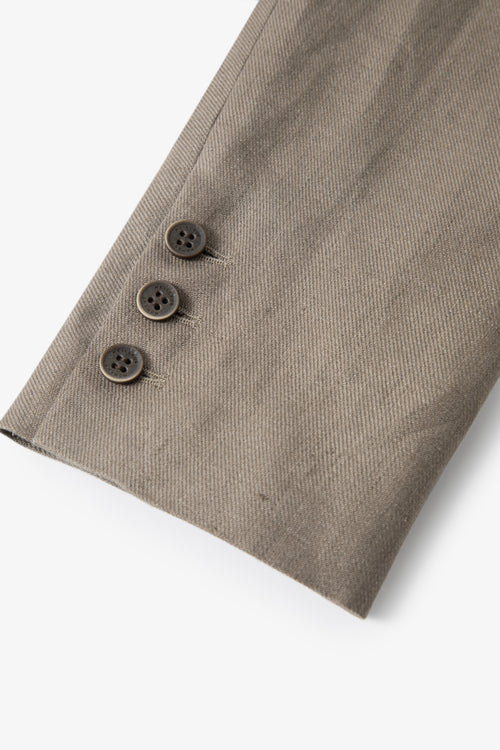 Load image 1 in gallery view. Linen Double-Breasted Blazer