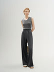 Sleeveless Lyocell Knit Tank Top