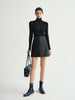 A-Line PU Mini Skirt