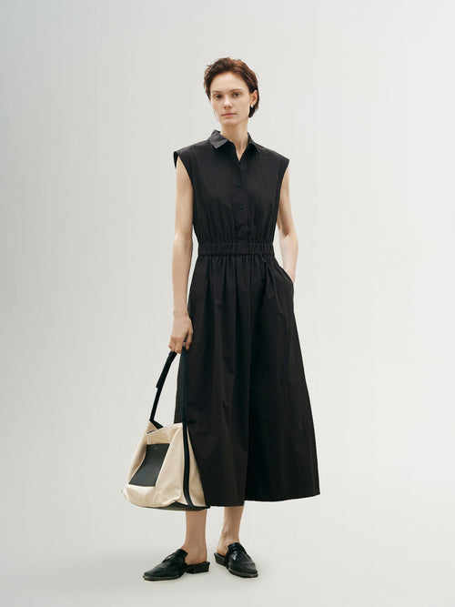 Load image 1 in gallery view. Polo Sleevless 100% Cotton Dress