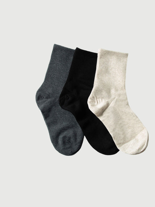 Load image 1 in gallery view. Men’s Solid Color Sock Set (3-Pack)