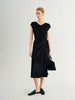 Acetate Sarong Midi Skirt
