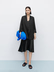 Acetate Strapless Dress