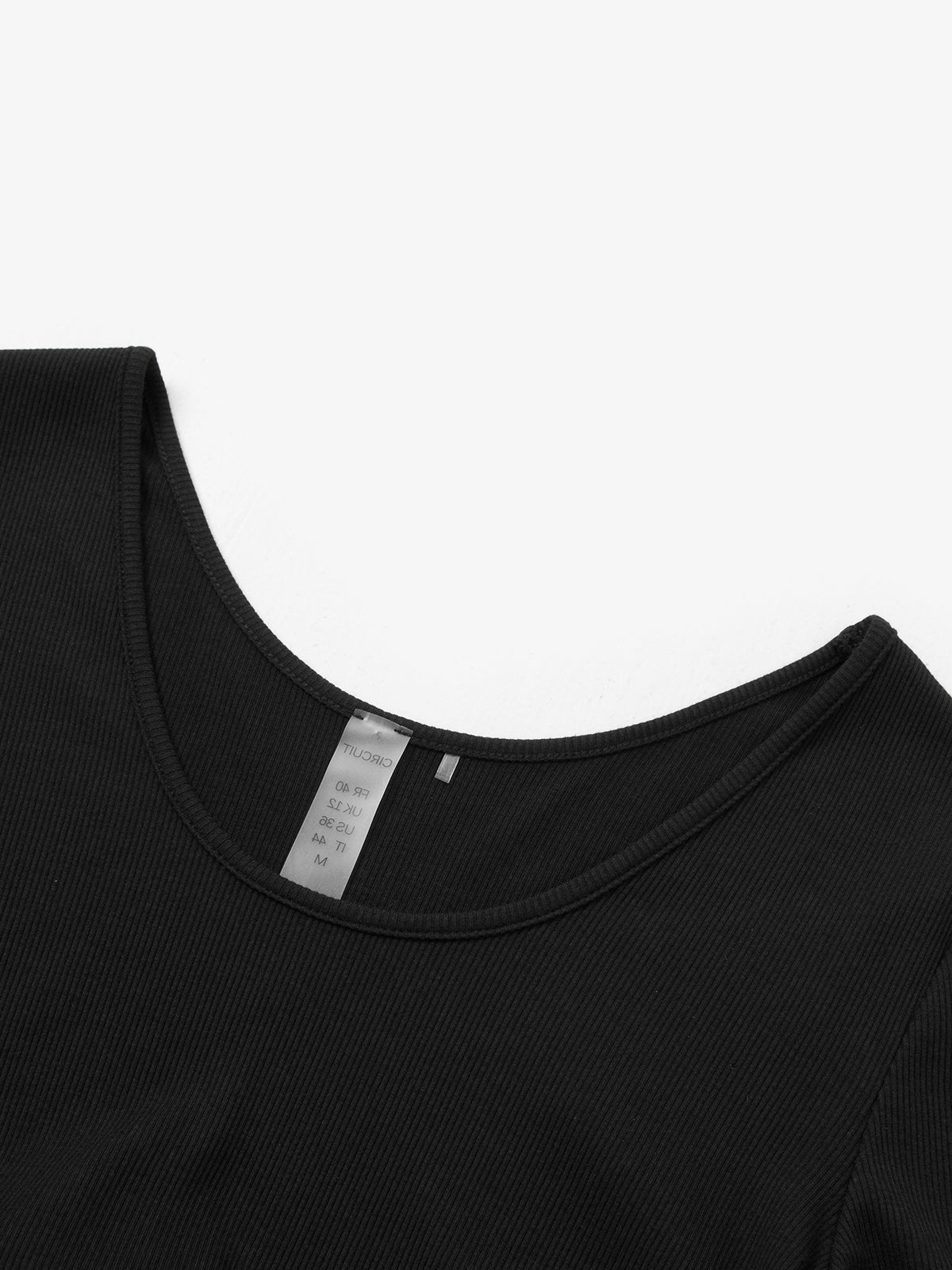 Round Neck Yoga Knit Short Top