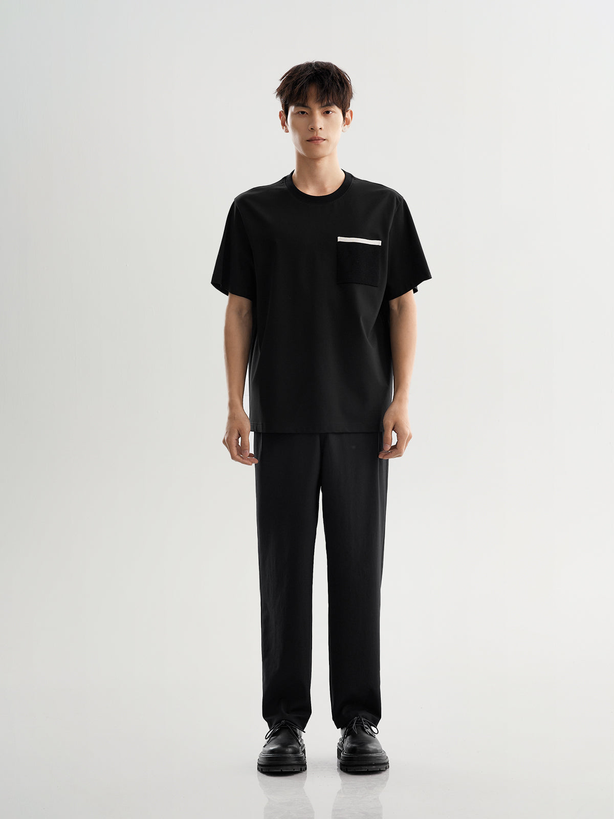 Men¡¯s Cotton-Blend Short-Sleeve T-Shirt