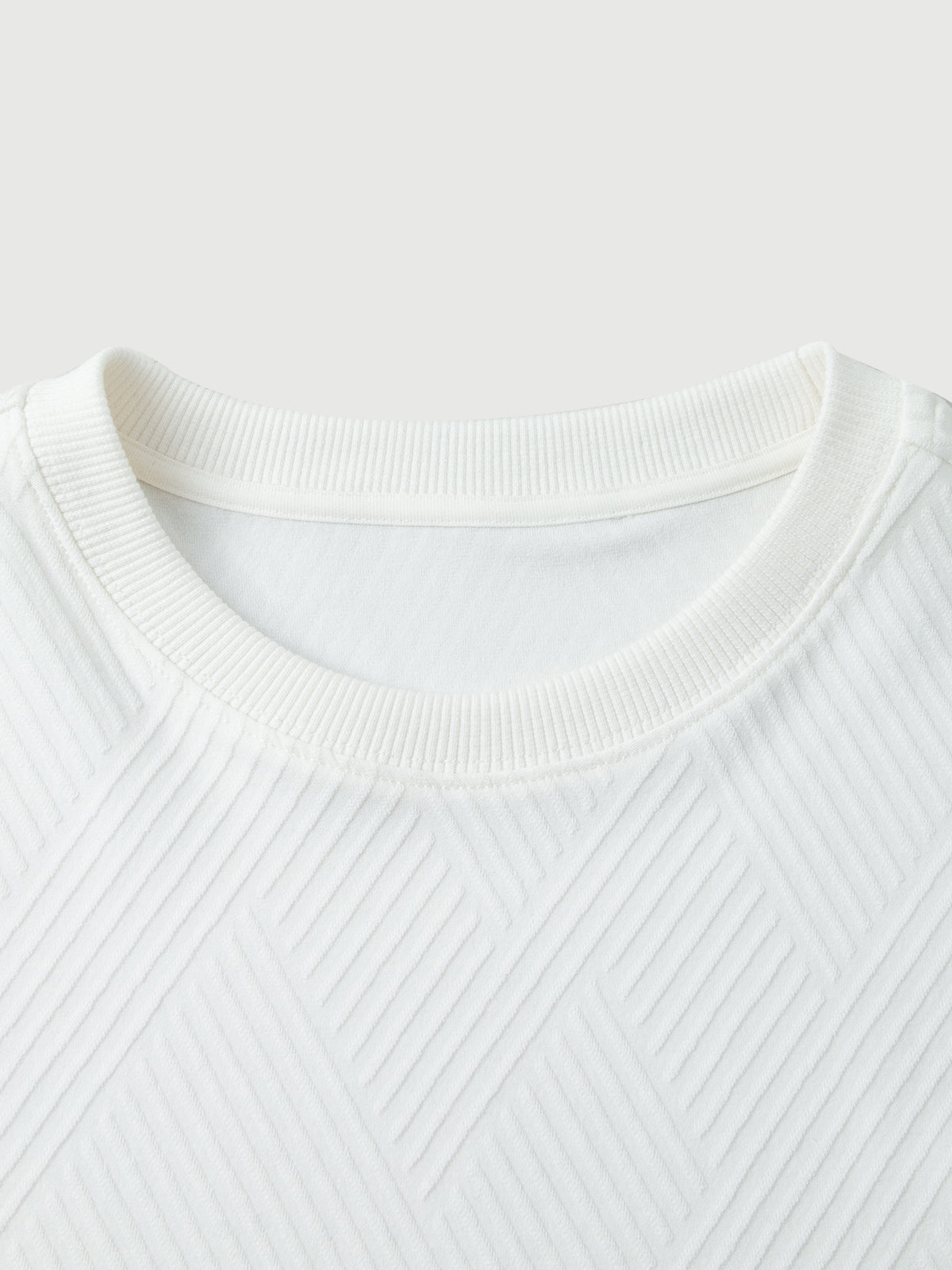 Men's Geometric Knit Short-Sleeve T-Shirt