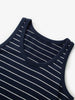 Striped Pure Cotton Sleeveless Jersey Dress