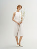 Stand Collar Sleeveless Dress