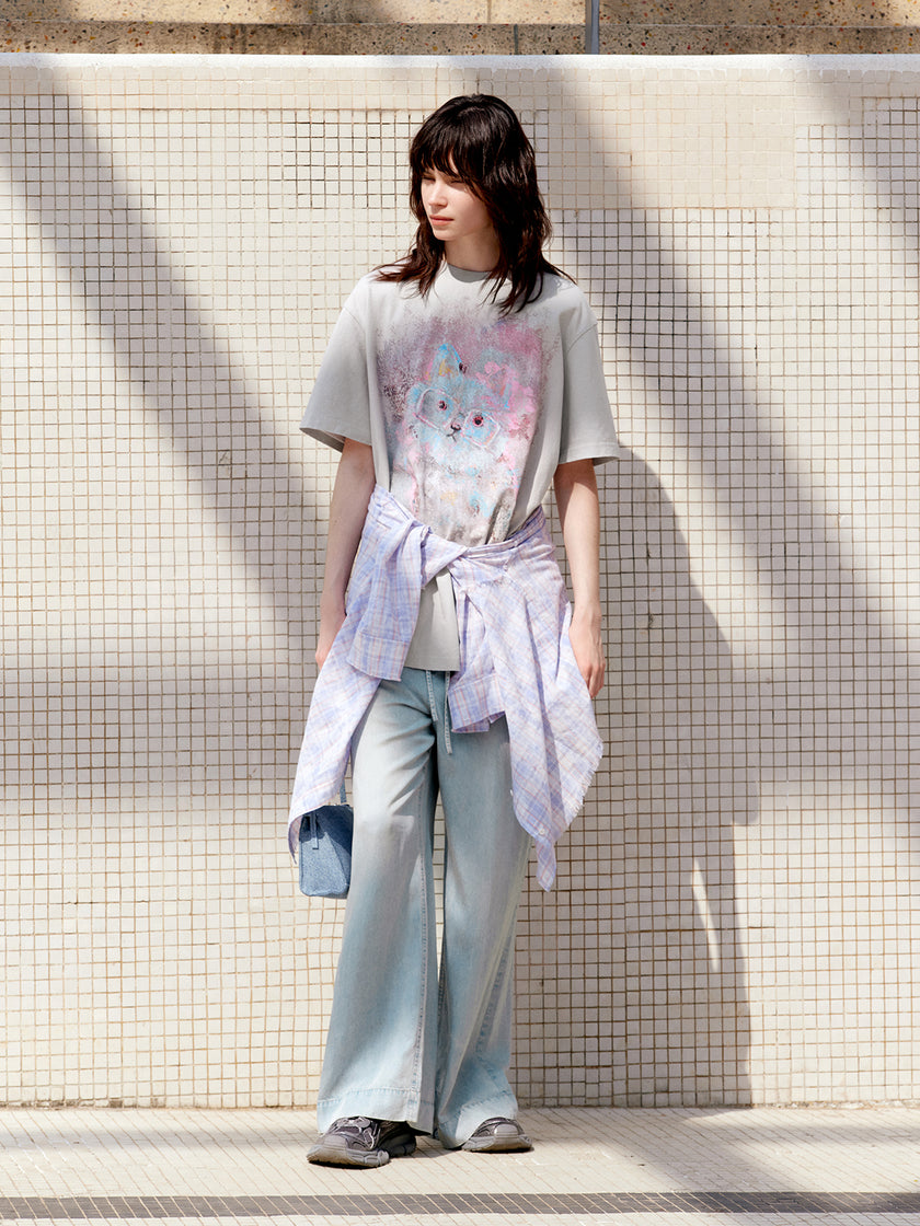 Cotton Relaxed Graphic Tee