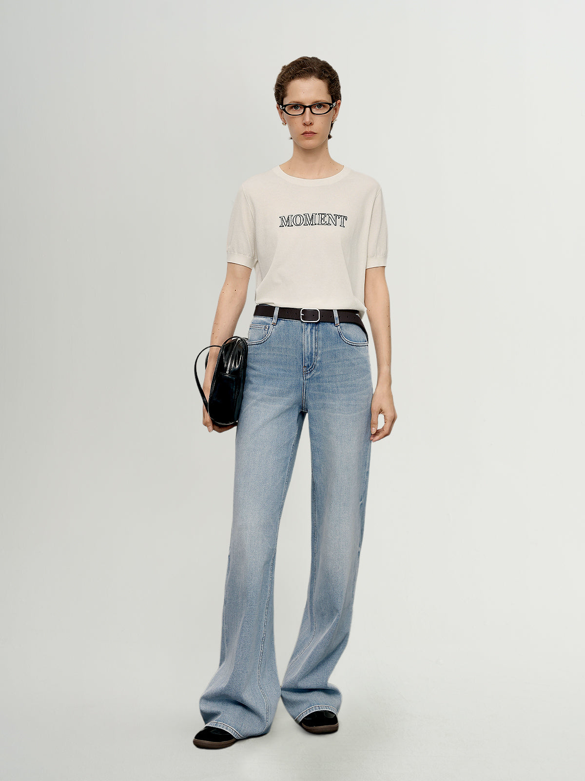 Lyocell Logo Short-Sleeve Tee