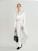 Silk Jacquard Satin Shirt