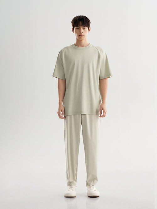 Load image 1 in gallery view. Men's Raglan Short-Sleeve Crewneck Tee