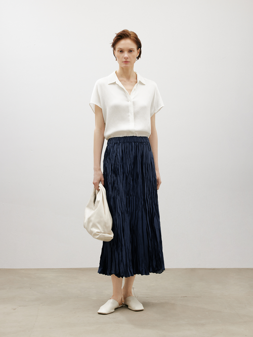Load image 1 in gallery view. A-Line Midi Skirt