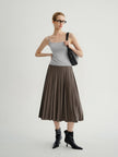 Light Grey Slim Strap Tank Top