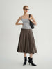 Light Grey Slim Strap Tank Top