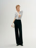Small Leg Acetate Pants