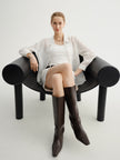 White Ramie Long-Sleeve Shirt