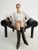 White Ramie Long-Sleeve Shirt