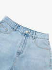 Women's Light Blue Summer 100% Cotton Jeans Shorts 5F6152201